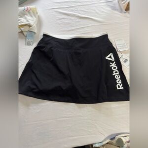 Reebok Black Skort with Logo